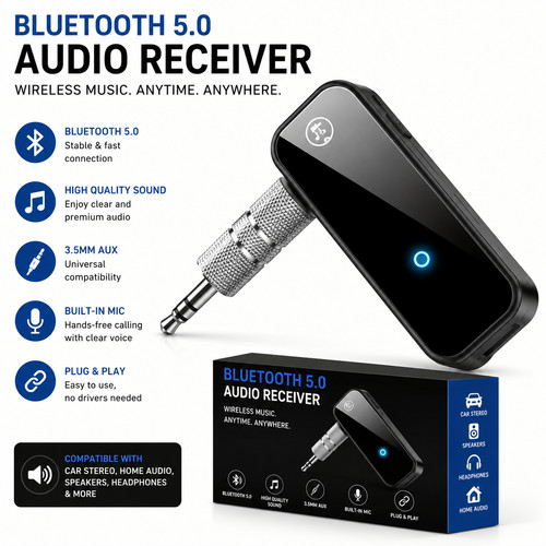 Wireless bluetooth 5 - 2-in-1,