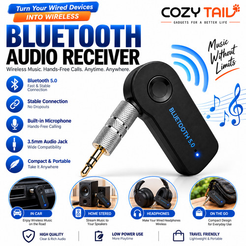 Wireless bluetooth 5 - 2-in-1,